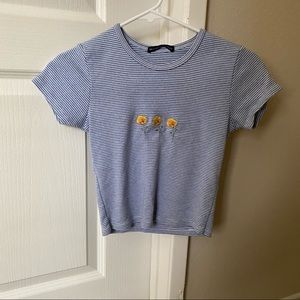 Striped crop top from Brandy Melville